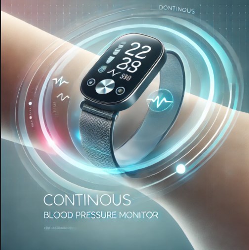 Continuous blood pressure measuring strap a new technology 2025.